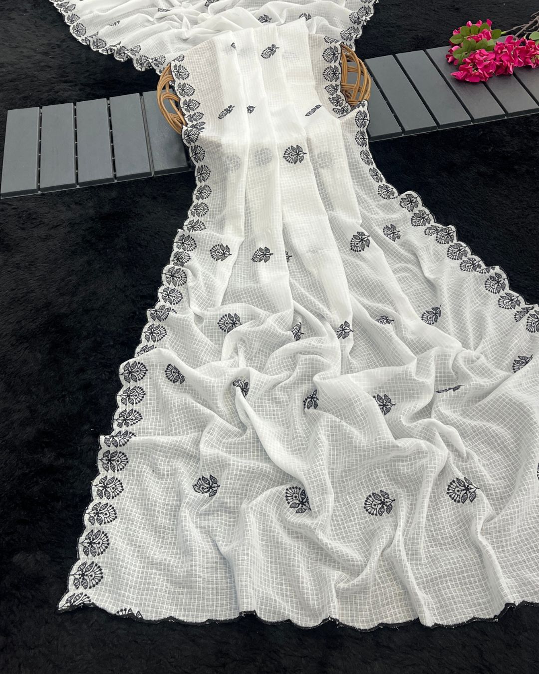 Dyeable Pure Kota Cotton Dupatta - Kusum Tehzeeb