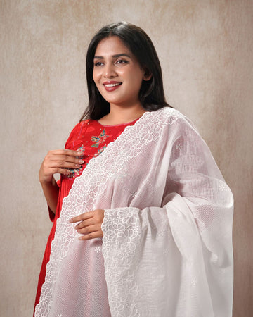 Dyeable Pure Kota Cotton Dupatta — Blossom Royale