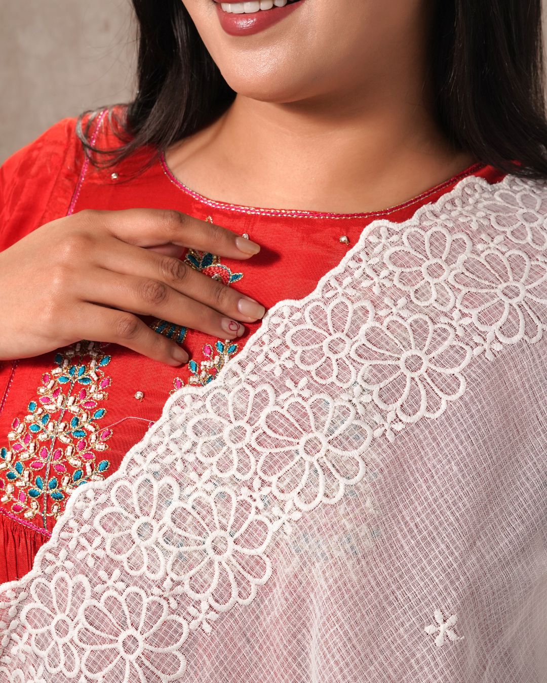 Dyeable Pure Kota Cotton Dupatta — Blossom Royale