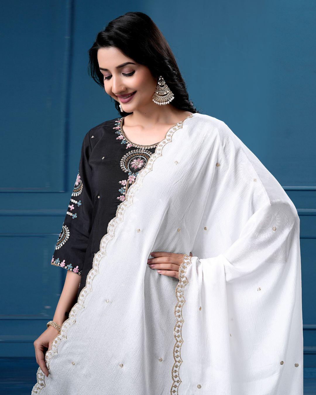 Dyeable Pure Chinon Dupatta - Imperia Veil