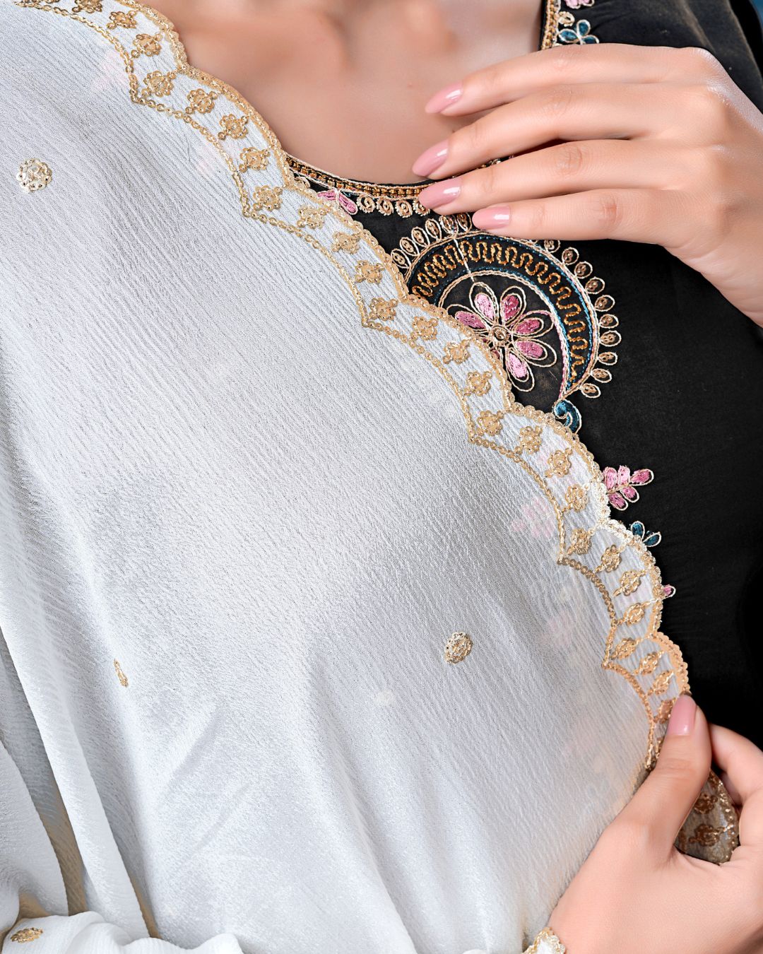 Dyeable Pure Chinon Dupatta - Imperia Veil