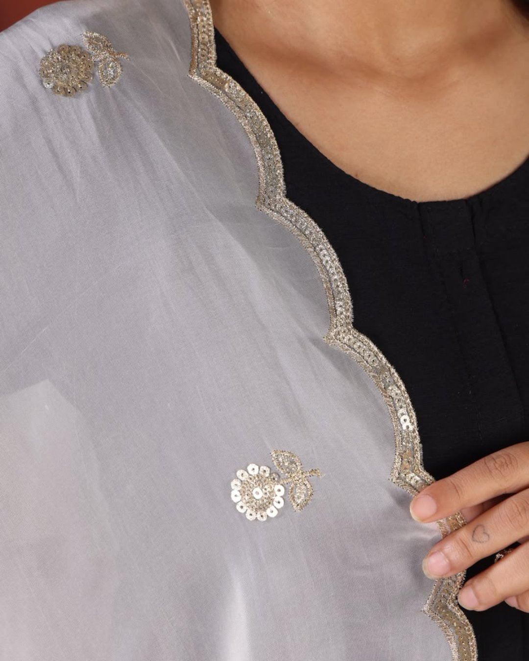 Dyeable Pure Organza Dupatta - Madhulata